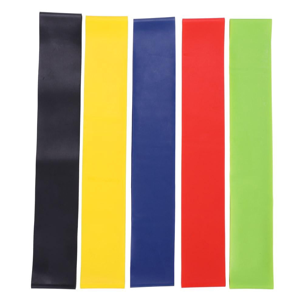 Garosa 5 Pcs Yoga Resistance Loop Bands Indoor Outdoor Gym Fitness Training Sports Exercises, Resistance Exercise Loop, Resistance Exercise Band