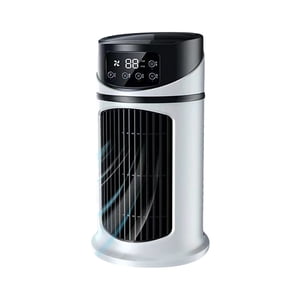 Portable et économe en énergie Air Conditionneurs Air Conditionneur avec ventilateur de tour à vitesse de vent à cinq vitesses avec ventilateur intelligent de détection de feuilles atomisées pour la chambre et Usb