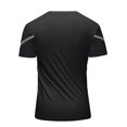 thumbnail image 3 of LNWUY Men's Plus Size Short Sleeve UPF 50+ T-Shirt Quick Dry Rash Guard Athletic Running Swim Top Tee Performance Water Shirts Black XXL, 3 of 3