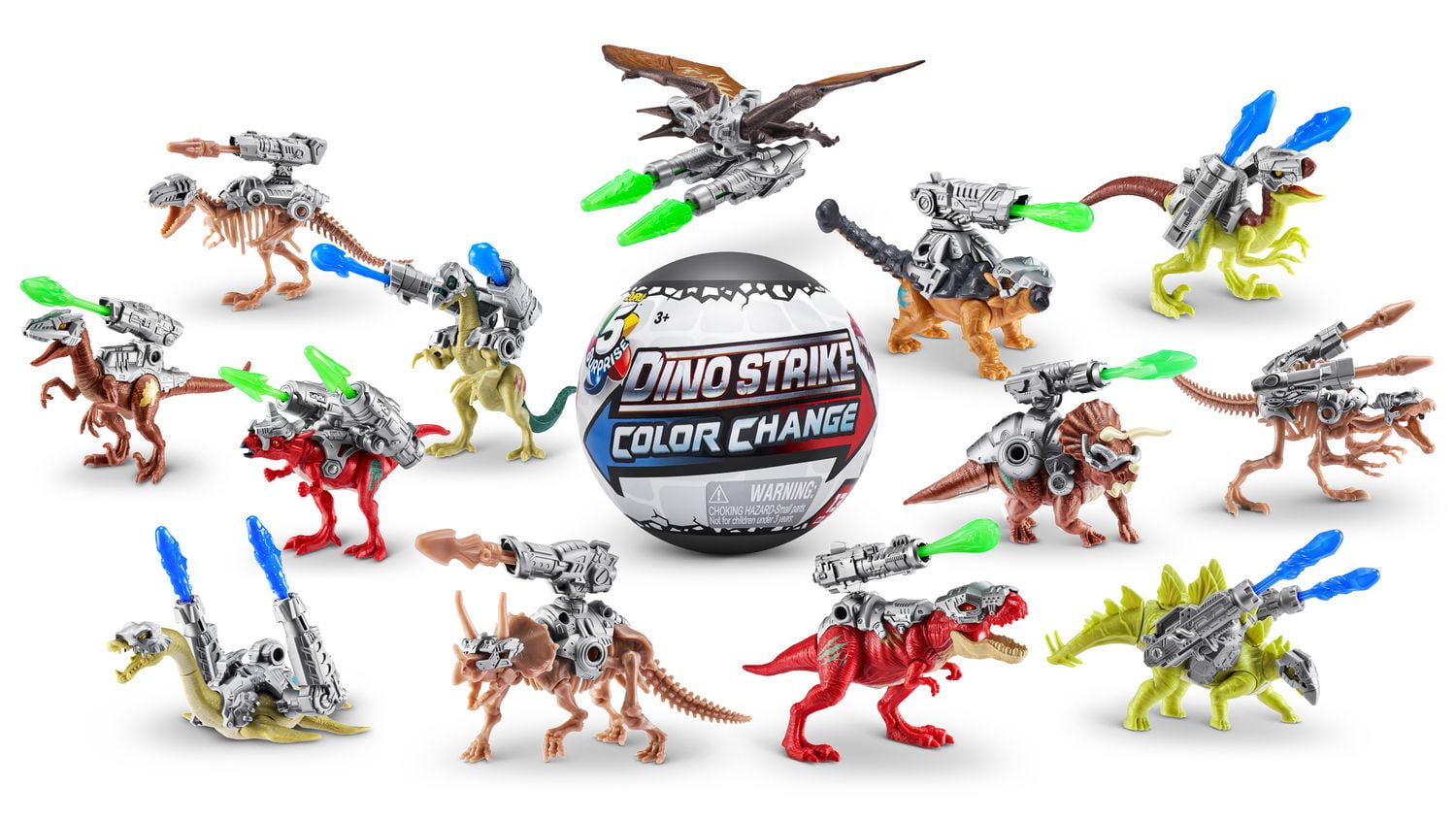5 Surprise Capsule Dino Strike Color Change