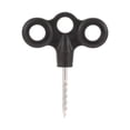 thumbnail image 1 of Outdoor Ground Nails for Camping and Hiking Glow-in-the-Dark Tent Stakes with Windproof Rope Fixing Buckle and Three-Hole Stainless Steel Threaded Ground Nails 5PCS, 1 of 3