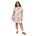 thumbnail image 2 of George Women's Plus V-Neck Nightshirt, 2 of 6