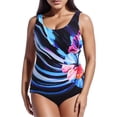 thumbnail image 1 of Ketyyh-chn99 One Piece Swimsuits pour Femmes Robe de Bain pour Femmes Contrôle du Ventre One Piece Jupe Maillot de Bain Robe de Natation Contrôle du Ventre Maillot de Bain Rouge,4TG, 1 of 4