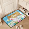thumbnail image 1 of Wzzjkit Easter Door Mat - Super Absorbent Quick Dry Front Mats Bath Rug Rubber Backing Non Slip Washable Carpet - Easter Decorations Door Mat Outside Entrance, 1 of 6