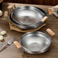 thumbnail image 4 of WRISTBIQUE Cooking Pan Sturdy and Non-stick Silver 1Pack, 4 of 8