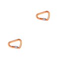 thumbnail image 4 of Decodeary Mousqueton Léger Résistant à l'Usure Technologie Avancée Large Application Lisse Surface Haute Résistance Caribeener Clips Orange 2Set, 4 of 6