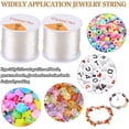 thumbnail image 4 of 3 Rolls 0.8mm Stretchy Jewelry Thread, Elastic Beading Cord for Bracelet Making & DIY Jewelry, 4 of 7