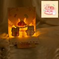thumbnail image 4 of Kmbangi Birthday Card, 3D Funny Cute Cartoon Bear Light Musical Birthday Cards Greeting Card Gift, 4 of 4