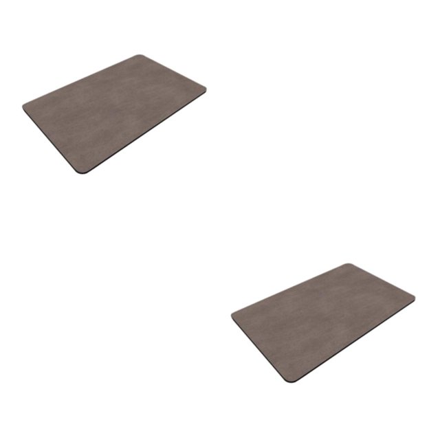 Transemion 1/2/3/5 Prompt And Strong Water Absorption Quick-drying Bath Rug No Shedding No Dirt Hiding Bath Rug-Rubber GFT1105 40*60cm 2PCS