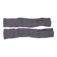 thumbnail image 3 of Gants Tricotés Sans Doigts de Couleur Unie Chauds et à la Mode pour Hommes et Femmes, 3 of 3