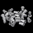 thumbnail image 3 of Uxcell Aluminium Alloy Knurled Flat Head Threaded Insert Nut #6-32 25 Pcs, 3 of 6
