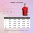 thumbnail image 5 of TiaoBug Unisex Chef Jacket Double Breasted Short Sleeve Chef Coat Hotel Restaurant Kitchen Work Wear Burgundy M, 5 of 5