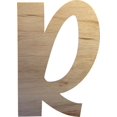 thumbnail image 1 of Wooden Letter (R) Unfinished Craft, 4'' Tall Alphabet Wood Letter DIY, Paintbale Icebold Font, 1 of 3