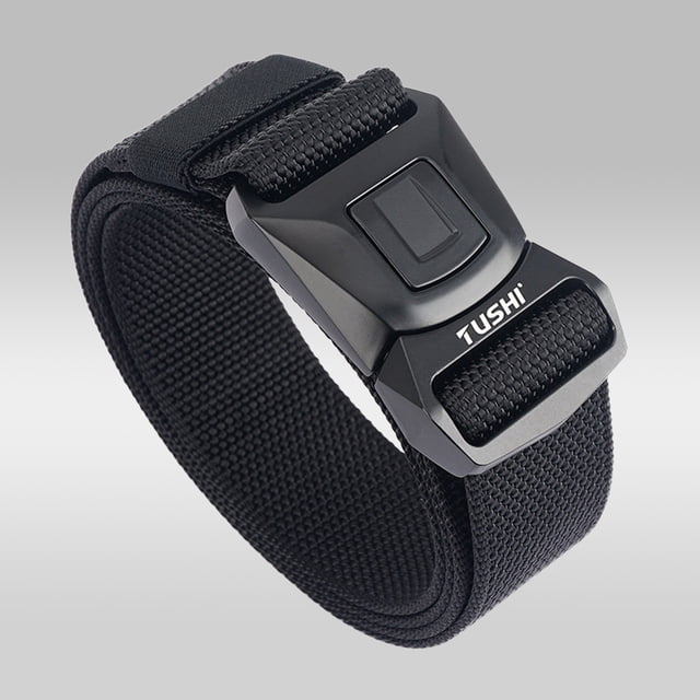 Ceinture pour Hommes avec Longueur Réglable, Multifonctionnelle, Résistante à l'Usure et Respirante Ceinture de Sport Extérieure