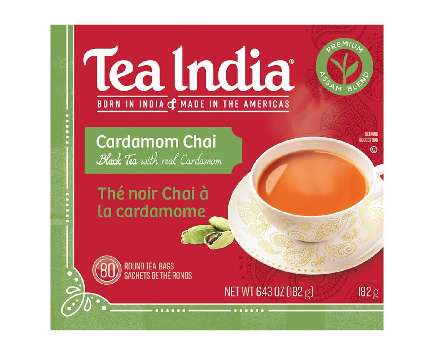 Tea India Cardamom Chai, 80 Tea Bags