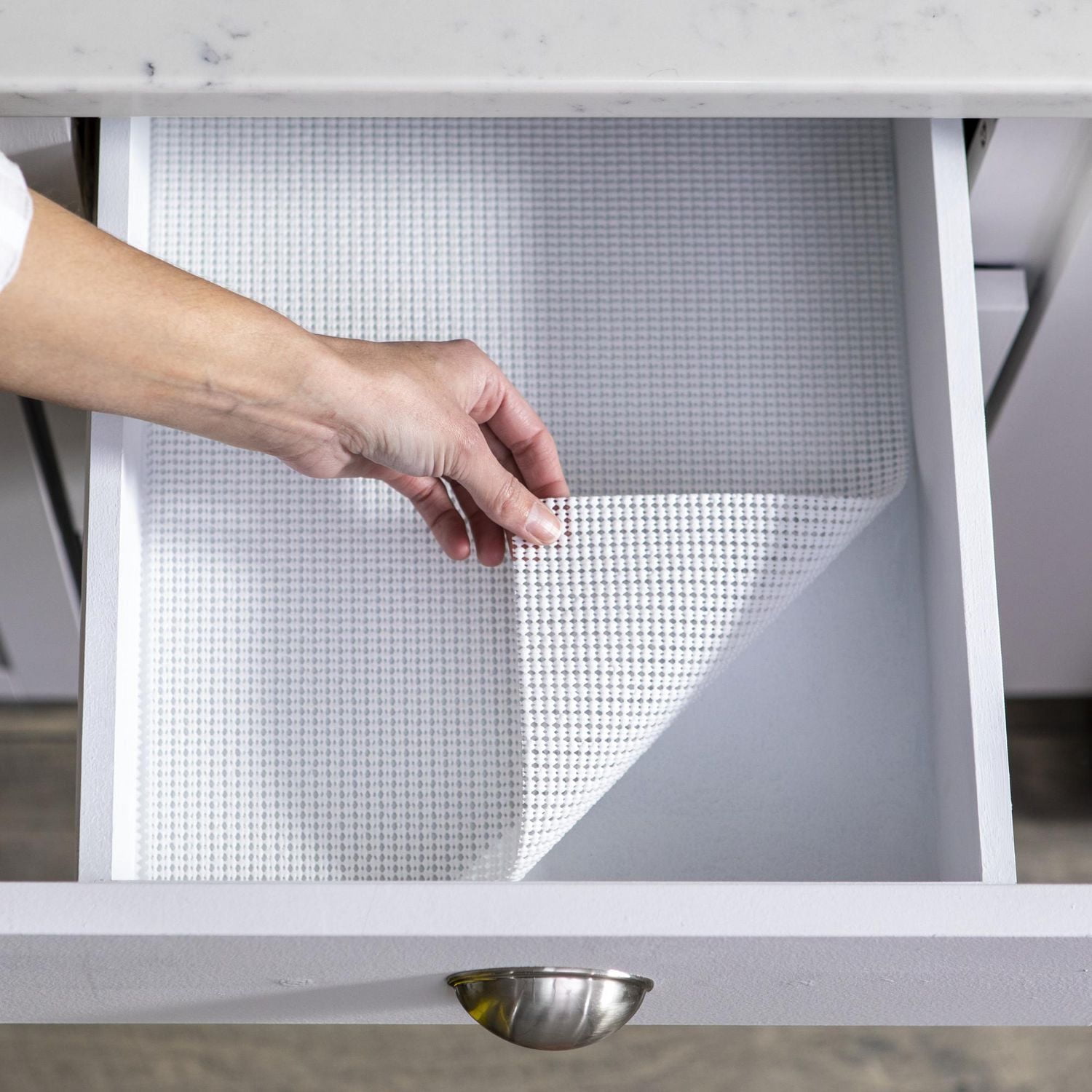 Select Grip EasyLiner Brand Shelf Liner, White, 12 in. x 10 ft.