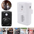 thumbnail image 1 of CNKOO  Mini PIR Motion Sensor Activated Voice Reminder   Multiple Recorded Sounds Player Halloween Christmas Sound Effect for Shop Store Factory Supermarket (black), 1 of 17