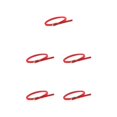 thumbnail image 2 of Langgg Soft Texture Women Waist Belt Scratch-resistant PU Belt All Trend Match Suits Adjustable Belt Red 5Set, 2 of 6
