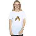 thumbnail image 2 of DC Comics T-Shirt Boyfriend en Coton avec Emblème Aquaman pour Femmes, 2 of 3