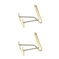 thumbnail image 4 of Baohd Iron Ores Stone Display Stand Desktop Rock Holder Decor Base Home Office Golden L 2Set, 4 of 6
