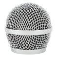 thumbnail image 2 of Microphone Grill, Widely Compatible Stainless Steel Windproof Microphone Grille Ball Head  for PG58 for Replacement, 2 of 7