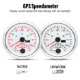 thumbnail image 3 of Compteur de Vitesse GPS avec Tachymètre 8000RPM IP67 Étanche 0-160 Mph Rétroéclairage Rouge pour Bateau VTT, 3 of 8
