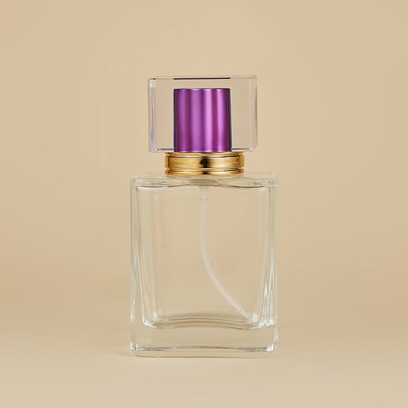 WEIWEIGG Atomiseur de Parfum en Verre 50 ml, Bouteille Vaporisateur Rechargeable Étanche avec Buse à Brume Fine, Bouteille à Brume pour Sac à Main, Cadeau Format Voyage, 1 PCS