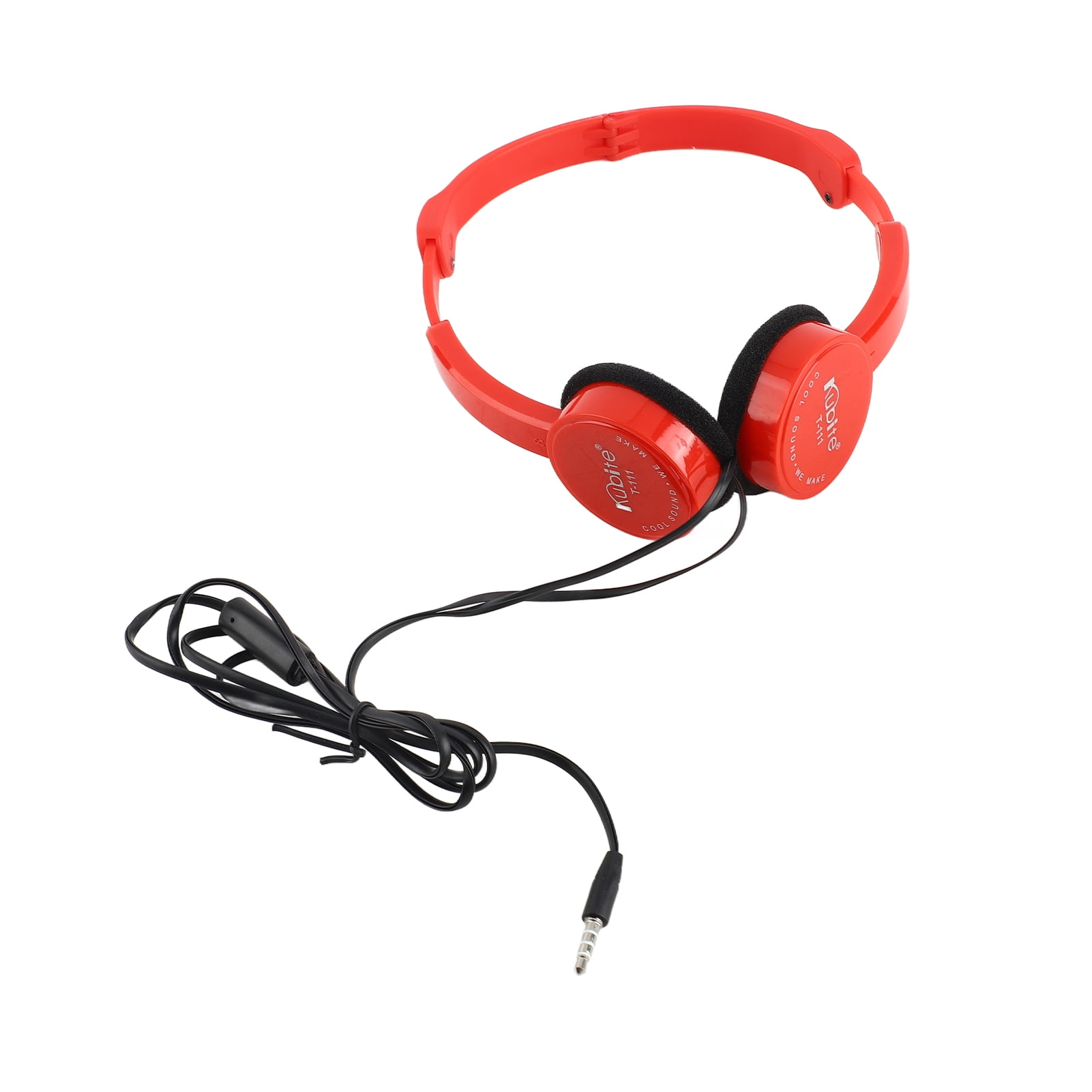 Headphones 3.5mm Wired Over-ear Headphones Foldable Sports Headset Portable Music Earphones for Kids MP4 MP3 Smartphones Laptop