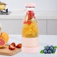 thumbnail image 3 of Portable Smoothie Blender 500ml Mini Blender Cup with 6 Stainless Steel Blades 1200mAh Rechargeable Fruit Mixer Blender Reusable Mini Blender Juicer Personal Blender with Lid for Home Off, 3 of 11