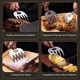 thumbnail image 4 of UsRHHA Multi-Function Bear Claw Meat Tenderizer, 5-Claw Kitchen Food Fork for Chicken Beef Shredding, Stainless Steel BBQ Meat Separator Cutter for Chopping Slicing Dicing, 4 of 6