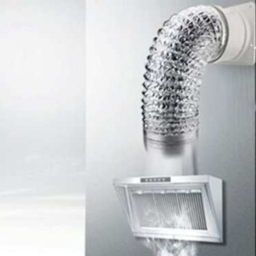 Kitchen Flexible Aluminum Duct Hose Ventilation Tube Exhaust Pipe 8cm-1.5m