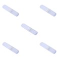 thumbnail image 3 of Maytalsory Tooth Brush Toothpaste Storage Box with Lid Portable Smooth Cases Chopsticks Forks Organizer Travel Office Party Transparent White 5Set, 3 of 6