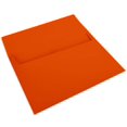thumbnail image 2 of Darling Souvenir Enveloppes d'Invitation à Rabat Droit, 5.25 x 7.25 Pouces, Orange, 25 Unités, 2 of 4