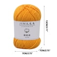 thumbnail image 3 of Fridja 50g Yarn for Crocheting, 4 Strands Of Combed Milk Cotton Easy Yarn for Beginners, Beginner Yarn for Crocheting, Crochet Knitting Yarn, Crochet Yarn for Beginners Crochet DIY Kit Making, 3 of 4