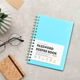 thumbnail image 1 of A6 Mini Password Book – Spiral Bound Pocket Notebook with Alphabetical Tabs (4.25x5.7in, Durable PP Cover), 1 of 6