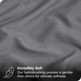 thumbnail image 2 of Bare Home Pillowcase Set - Premium 1800 Collection - Double Brushed - Ultra Soft - Standard Size, Gray, 2 Count, 2 of 7