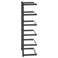 thumbnail image 2 of vidaXL Towel Rack Black 24x12x48 cm Steel, 2 of 5
