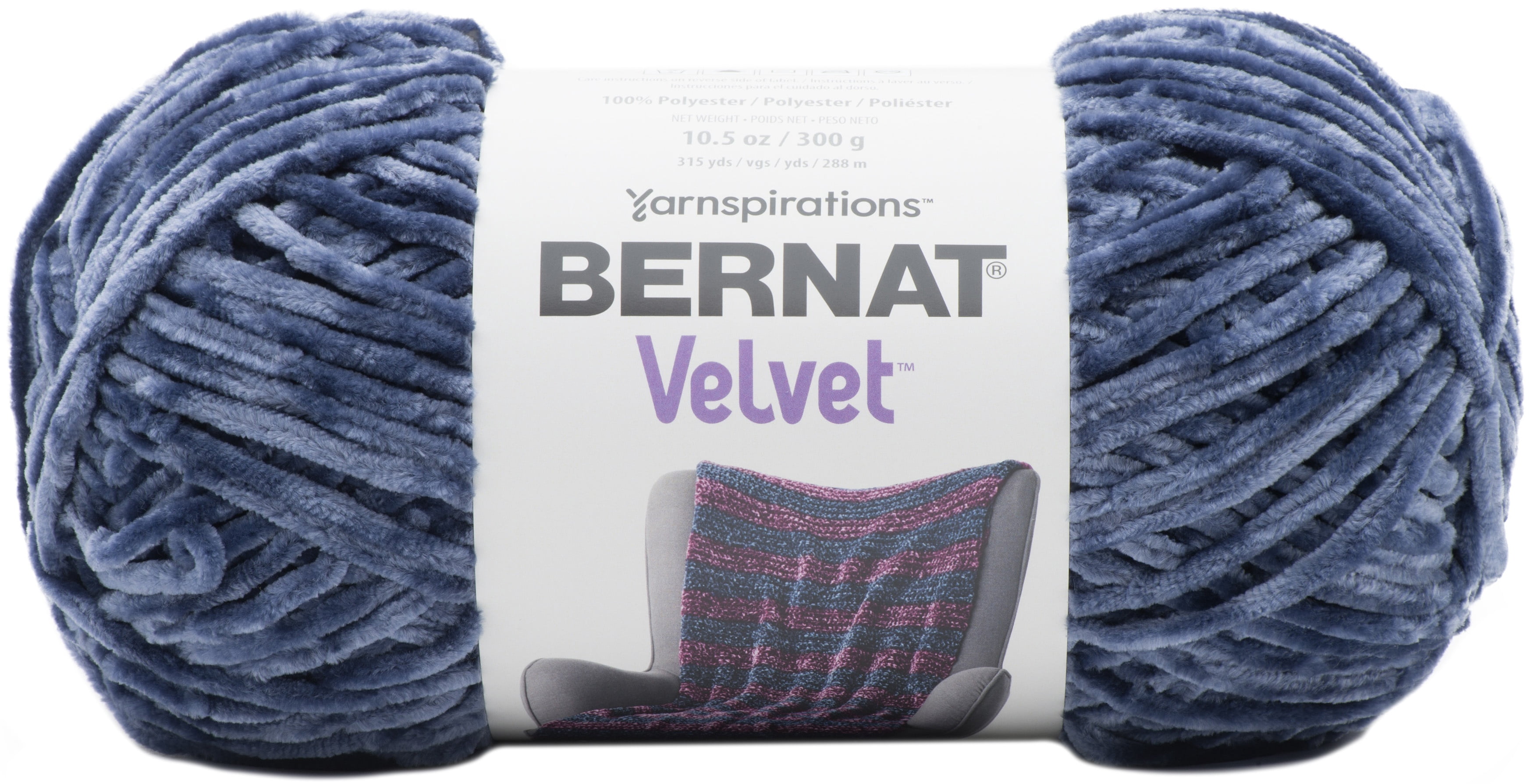 Bernat® Fil Velvet™, Polyester #5 Volumineux, 10,5oz/300g
