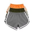 thumbnail image 1 of Timegard 3pc Womens Yoga Short Elastic Waisted Summer Athletic Running Active Sports Shorts Sweatshorts, 1 of 7