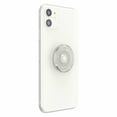 thumbnail image 2 of Popsockets PopGrip Clear Glitter Silver Phone Grip & Stand, 2 of 5