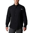 thumbnail image 1 of PFG Tamiami II Long Sleeve Shirt, M, Black, 1 of 1