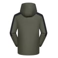 thumbnail image 3 of Yusimy Men's Trench Coat Double Breasted Slim Fit Mid-Length Pure Color Wool Blend Classic Versatile Overcoat, 3 of 3