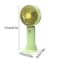 thumbnail image 3 of Boovnll Portable Fan, Adjustable High Speed USB Rechargeable Fans Lightweight Compact Handheld Fan for Outdoor, Travel, Camping, Vacation, Summer Gift, Mini Fan - Fan, 3 of 6