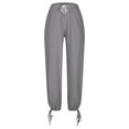 thumbnail image 5 of FNFYFH Clearance Women's Stylish Linen Pants Elastic Waist, 5 of 5