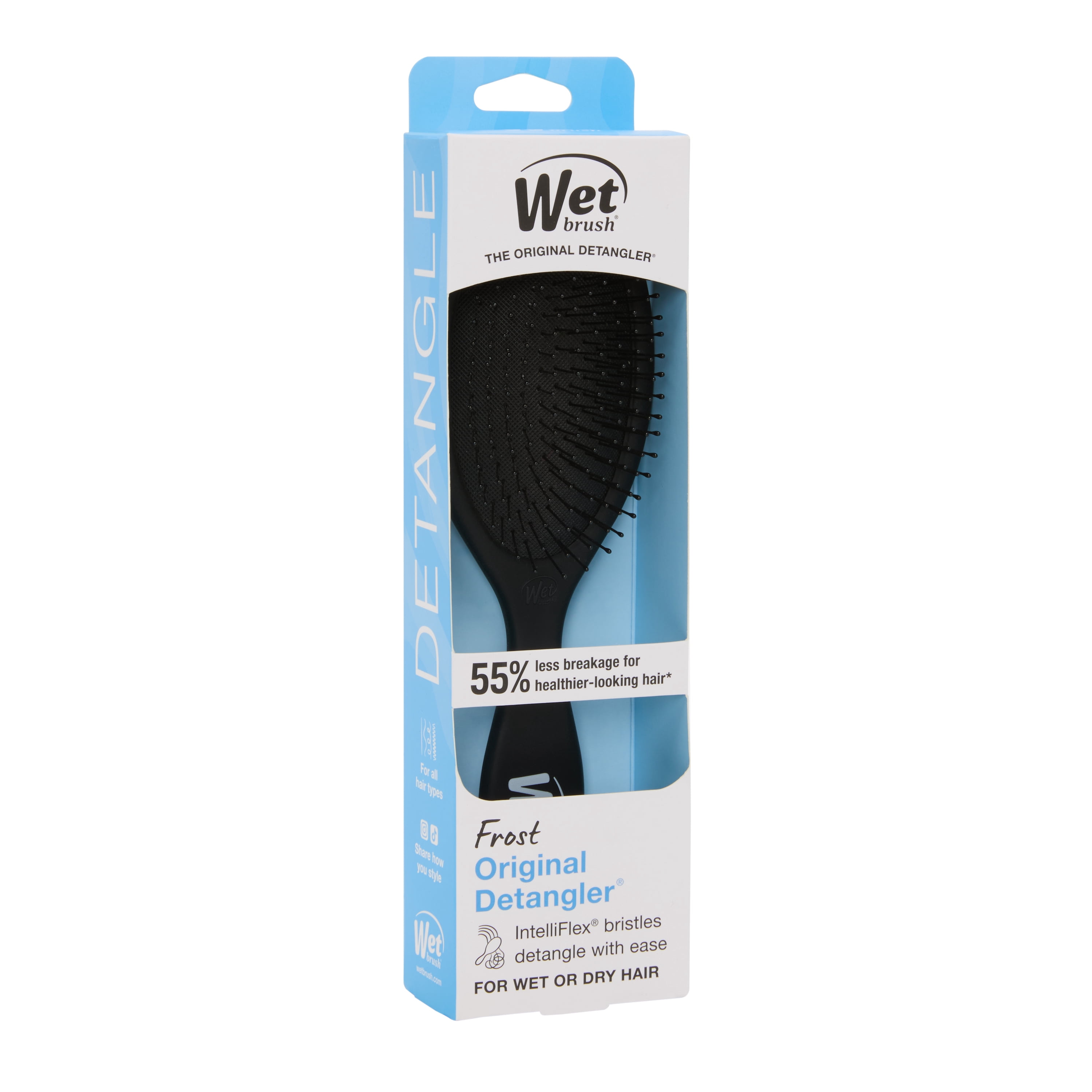 Wet Brush Original Detangler Black Matte - 1CT