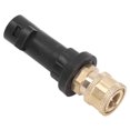 thumbnail image 1 of Adaptateur de Raccordement de Tuyau Haute Pression, Structure Compacte Robuste Adaptateur de Série 1/4 Po Eau K Multifonctions pour Cour, 1 of 8