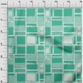 thumbnail image 3 of oneOone Polyester Spandex Sea Green Fabric Geometrical Craft Projects Decor Fabric Printed By The Yard 56 Inch Wide, 3 of 4