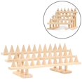thumbnail image 2 of lionlar Multi Layer Rings Jewelry Display Stands Wood Fingers Showcase for Shows Jewelry 3 Layer 36 Fingers, 2 of 9