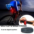 thumbnail image 4 of 2 Pack LED Bike Tail Lights  Bicycle Rear Cycling Safety Lights - Clip On  Strobe  Warning  Flashing  Blinking  Reflective Light Accessories, 4 of 9