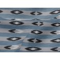 thumbnail image 4 of oneOone Viscose Jersey Fabric Stripe Ikat Print Fabric BTY 60 Inch Wide, 4 of 4